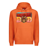 Carrot firefighter dad Premium Hoodie - AdoDesignShop