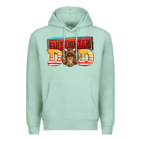 Seafoam firefighter dad Premium Hoodie - AdoDesignShop
