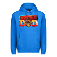 True Royal firefighter dad Premium Hoodie - AdoDesignShop