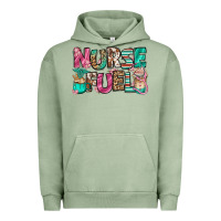 Pigment Oil Green nurse fuel coffee cups Urban Hoodie - Jasminsmagicworld