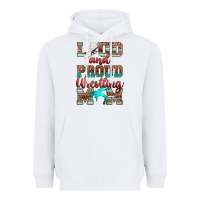 White loud and proud wrestling mom Heavyweight Hoodie - RanaPortraitStore