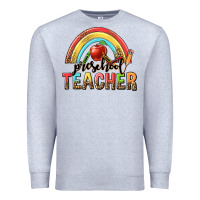 Heather Grey preschool teacher Premium Sweatshirt - texasbilliewilder