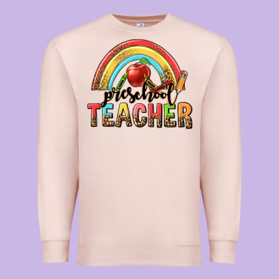 Preschool Teacher Premium Sweatshirt Designed By Texasbilliewilder