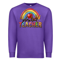 Purple preschool teacher Premium Sweatshirt - texasbilliewilder