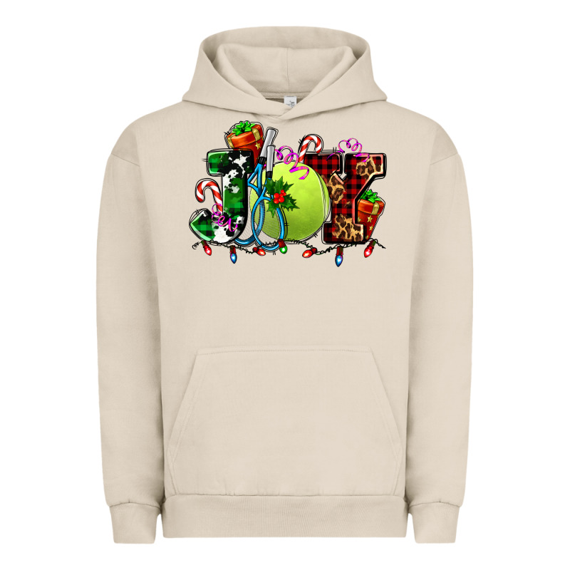 Joy And Tennis Christmas Urban Hoodie by AdoDesignShop | Teevron