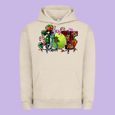 Joy And Tennis Christmas Urban Hoodie Designed By Adodesignshop
