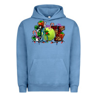 Pigment Pebble Blue joy and tennis christmas Urban Hoodie - AdoDesignShop