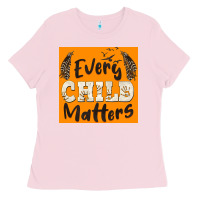 Bubblegum Pink preview every child matters Ladies Tee - BarkalooDesign