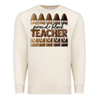 Sandshell proud black teacher Premium Sweatshirt - texasbilliewilder
