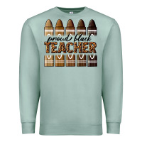 Seafoam proud black teacher Premium Sweatshirt - texasbilliewilder