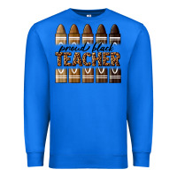 True Royal proud black teacher Premium Sweatshirt - texasbilliewilder