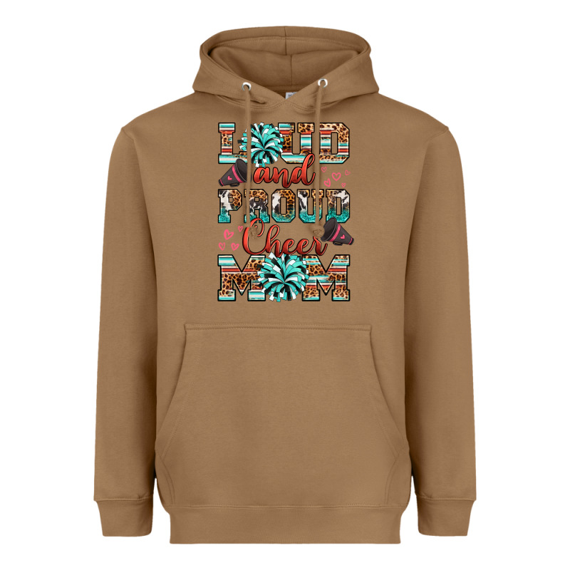 Loud And Proud Cheer Mom Heavyweight Hoodie by RanaPortraitStore | Teevron