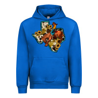 Cobalt rodeo sunflower texas map Urban Hoodie - JahusDesignShop