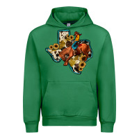 Emerald rodeo sunflower texas map Urban Hoodie - JahusDesignShop