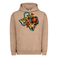Pigment Burro rodeo sunflower texas map Urban Hoodie - JahusDesignShop