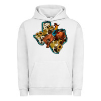 Pigment Lunar Rock rodeo sunflower texas map Urban Hoodie - JahusDesignShop