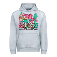 Heather Grey nurse coffee scrubs rubber gloves Urban Hoodie - Jasminsmagicworld