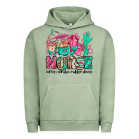 Pigment Oil Green nurse coffee scrubs rubber gloves Urban Hoodie - Jasminsmagicworld