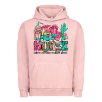 Pigment Salmon nurse coffee scrubs rubber gloves Urban Hoodie - Jasminsmagicworld