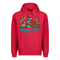 Cardinal happy easter leopard cowhide turquoise cactus bunny's Premium Hoodie - JahusDesignShop