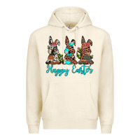 Tofu happy easter leopard cowhide turquoise cactus bunny's Premium Hoodie - JahusDesignShop