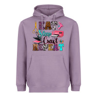 Lavender eat sleep craft repeat Heavyweight Hoodie - RanaPortraitStore