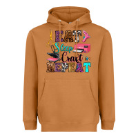 Meerkat eat sleep craft repeat Heavyweight Hoodie - RanaPortraitStore