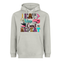 Moon Dust eat sleep craft repeat Heavyweight Hoodie - RanaPortraitStore