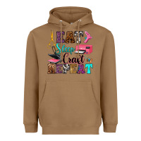 Toasted Coconut eat sleep craft repeat Heavyweight Hoodie - RanaPortraitStore