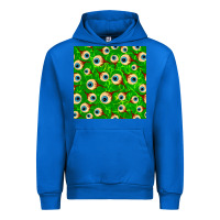 Cobalt halloween eye balls seamless pattern Urban Hoodie - BundleAndBundleShop