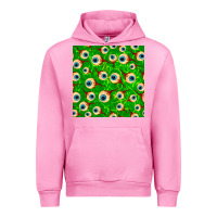 Fuchsia Pink halloween eye balls seamless pattern Urban Hoodie - BundleAndBundleShop