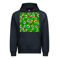 Navy halloween eye balls seamless pattern Urban Hoodie - BundleAndBundleShop