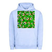 Pigment Grape Ice halloween eye balls seamless pattern Urban Hoodie - BundleAndBundleShop