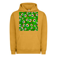 Pigment Peanut Butter halloween eye balls seamless pattern Urban Hoodie - BundleAndBundleShop