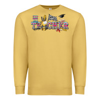 Antique Gold race with teacher Premium Sweatshirt - texasbilliewilder