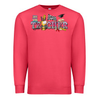 Cardinal race with teacher Premium Sweatshirt - texasbilliewilder