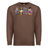 Chestnut race with teacher Premium Sweatshirt - texasbilliewilder