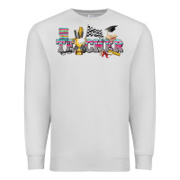 Dove Grey race with teacher Premium Sweatshirt - texasbilliewilder