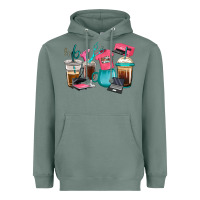 Sage crafting coffee cups Heavyweight Hoodie - RanaPortraitStore