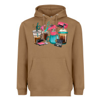 Toasted Coconut crafting coffee cups Heavyweight Hoodie - RanaPortraitStore