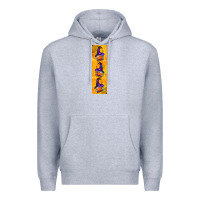 Heather Grey halloween gnome pen wrap Premium Hoodie - BundleAndBundleShop