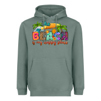 Sage the beach is my happy place Heavyweight Hoodie - RanaPortraitStore