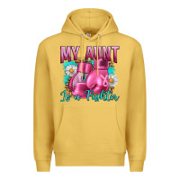 Antique Gold Breast Cancer My Aunt İs A Fighter Premium Hoodie - Artiststas
