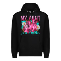 Black Breast Cancer My Aunt İs A Fighter Premium Hoodie - Artiststas