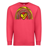 Cardinal softball rainbow Premium Sweatshirt - Zillion Design Studio