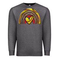 Charcoal Heather softball rainbow Premium Sweatshirt - Zillion Design Studio