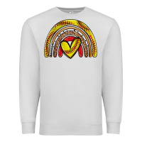 Dove Grey softball rainbow Premium Sweatshirt - Zillion Design Studio