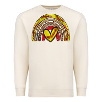 Sandshell softball rainbow Premium Sweatshirt - Zillion Design Studio