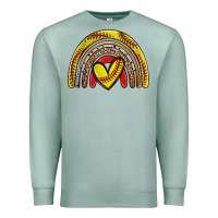 Seafoam softball rainbow Premium Sweatshirt - Zillion Design Studio