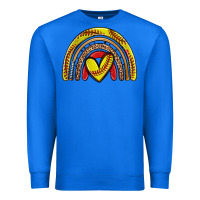 True Royal softball rainbow Premium Sweatshirt - Zillion Design Studio